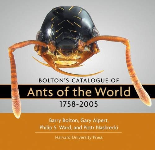 Cover of Bolton’s Catalogue of Ants of the World