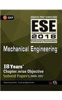 Cover of UPSC ESE 2018 Mechanical Engineering - Chapter Wise Solved Papers