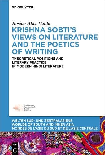 Cover of Krishna Sobti’s Views on Literature and the Poetics of Writing