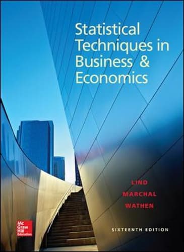 Cover of Statistical Techniques in Business and Economics