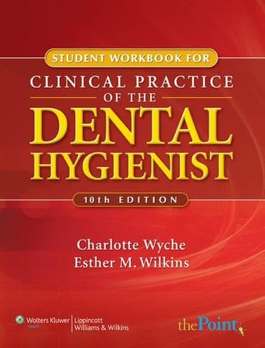 Cover of Student Workbook to Accompany Clinical Practice of the Dental Hygienist