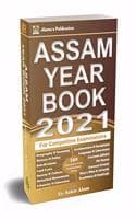 Cover of Alama's Assam Year Book 2021 for Competitive Examinations (English)