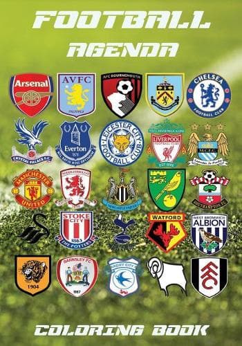 Cover of Football Agenda and Coloring Book