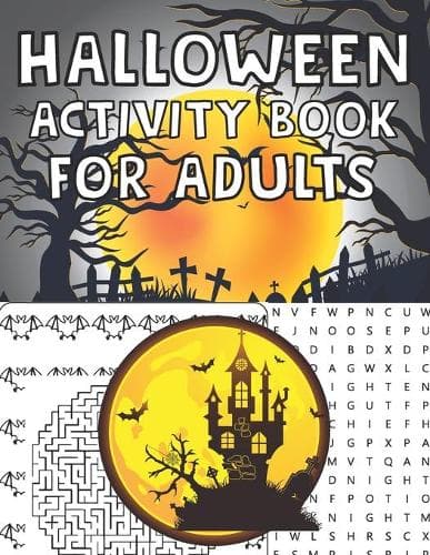 Cover of Halloween Activity Book For Adults