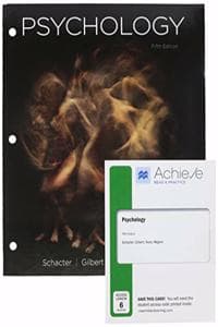 Cover of Loose-Leaf Version for Psychology 5e & Achieve Read & Practice for Psychology 5e (1-Term Access)