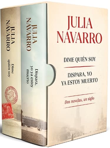 Cover of Estuche Julia Navarro (contiene: Dime quién soy / Dispara, yo ya estoy muerto) / Julia Navarro Boxed Set