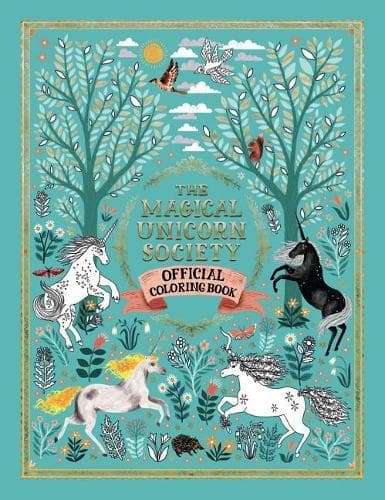 Cover of The Magical Unicorn Society Official Coloring Book