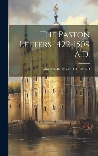 Cover of The Paston Letters 1422-1509 A.D.