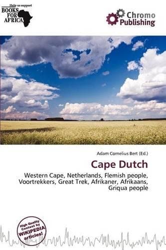 Cover of Cape Dutch