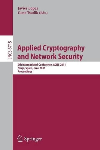 Cover of Applied Cryptography and Network Security