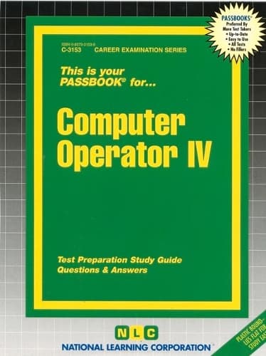 Cover of Computer Operator IV