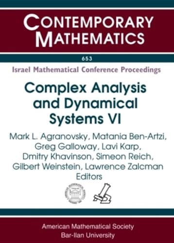 Cover of Complex Analysis and Dynamical Systems VI