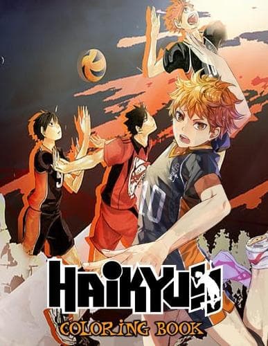 Cover of Haikyuu Coloring Book