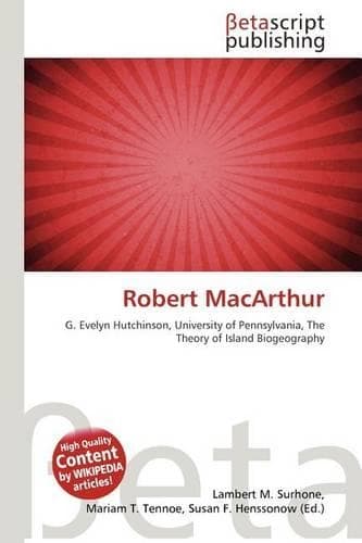 Cover of Robert MacArthur