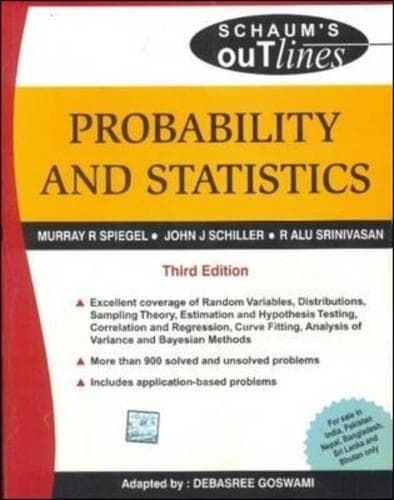 Cover of Probability and Statistics