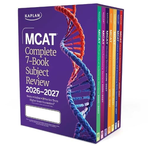 Cover of MCAT Complete 7-Book Subject Review 2026-2027, Set Includes Books, Online Prep, 3 Practice Tests