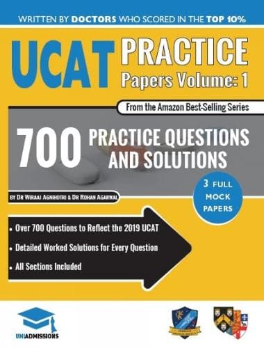 Cover of UCAT Practice Papers Volume One