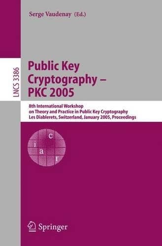 Cover of Public Key Cryptography - PKC 2005