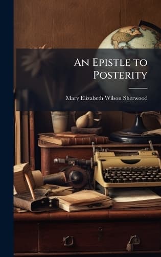 Cover of An Epistle to Posterity