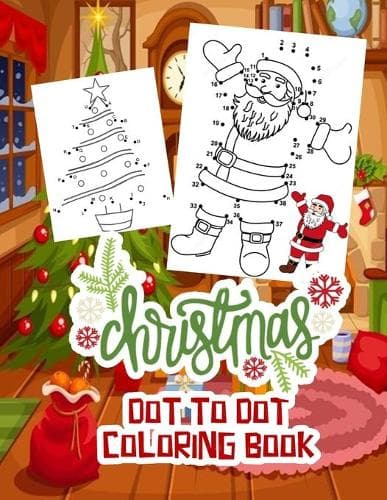 Cover of Christmas Dot to Dot Coloring Book