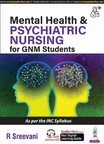 Cover of Mental Health & Psychiatric Nursing for GNM Students