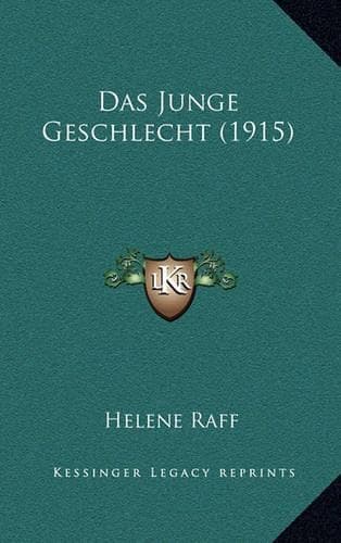 Cover of Das Junge Geschlecht (1915)