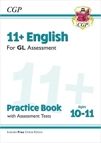 Cover of 11+ GL English Practice Book & Assessment Tests - Ages 10-11 (with Online Edition)