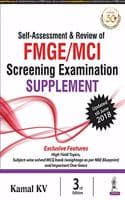Cover of Self-Assessment & Review of FMGE/MCI Screening Examination Supplement
