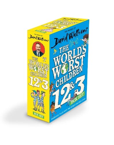 Cover of The World of David Walliams: The Worldâ€™s Worst Children 1, 2 & 3 Box Set