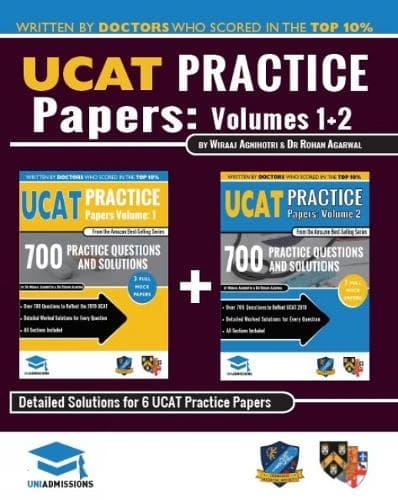 Cover of UCAT Practice Papers Volumes One & Two
