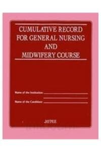 Cover of Cumulative Records for General Nursing and Midwifery Course