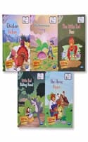 Cover of Navneet Large Print Storybooks 1- Set of 5 books with 50+ Vocabulary Words- With Colourful Illustrations- Read aloud stories- Bedtime Stories- Audio Book- Social-Emotional
