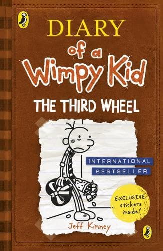 Cover of Diary of a Wimpy Kid: The Third Wheel (Book 7)