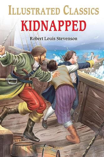 Cover of Kidnapped for Kids : Illustrated Abridged Children Classic English Novel with Review Questions