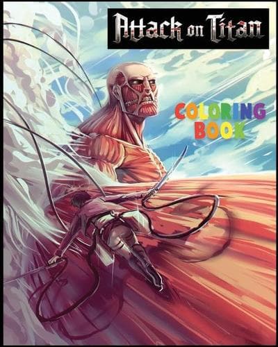 Cover of Attack On Titan Coloring Book