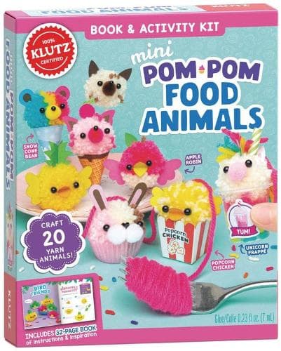 Cover of Mini Pom-Pom Food Animals: 10(Klutz)