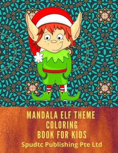 Cover of Mandala Elf Theme Coloring Book for Kids