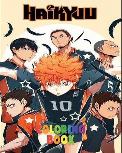 Cover of Haikyuu Coloring Book