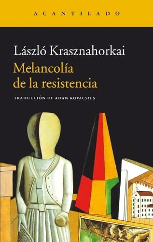 Cover of Melancolía de la Resistencia