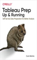 Cover of Tableau Prep: Up & Running