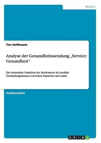 Cover of Analyse der Gesundheitssendung "Service