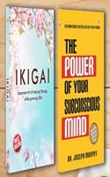 Cover of Best Motivational Books In English - Ikigai + The Power of Your Subconscious Mind
