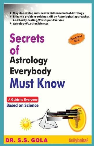 Cover of Secrets of Astrology Everybody Must Know in English Medium