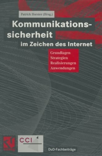 Cover of Kommunikationssicherheit im Zeichen des Internet
