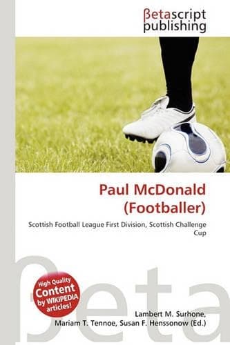 Cover of Paul McDonald (Footballer)