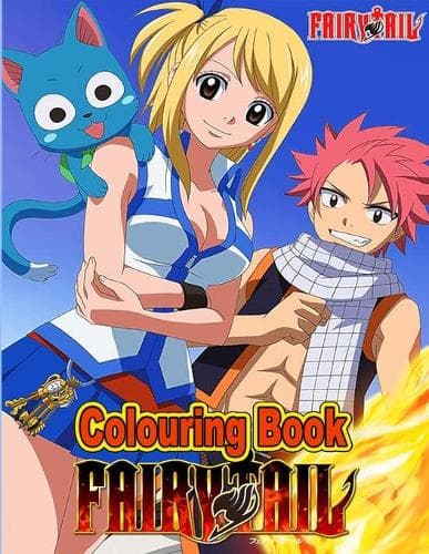 Cover of Fairy Tail Colouring Book