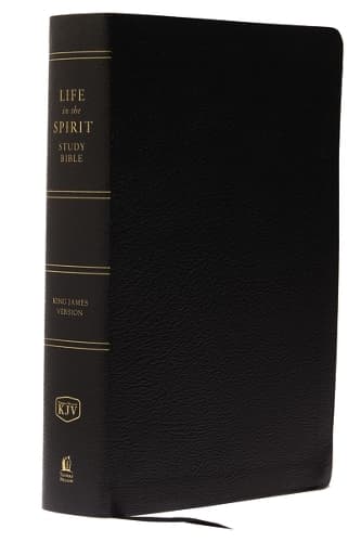 Cover of KJV, Life in the Spirit Study Bible, Bonded Leather, Black, Red Letter