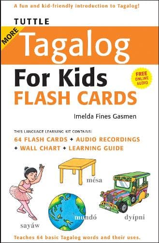 Cover of Tuttle More Tagalog for Kids Flash Cards Kit