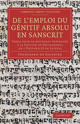 Cover of De l'emploi du génitif absolu en Sanscrit