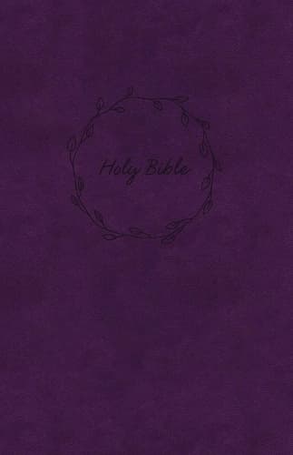 Cover of NKJV, Value Thinline Bible, Large Print, Purple Leathersoft, Red Letter, Comfort Print